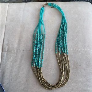 TURQUOISE BEADED NECKLACE